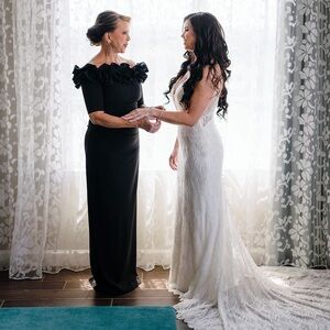 Black mother of the bride dress